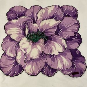 Vintage Flower Bernard Wolf Handkerchief